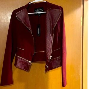 Shinestar burgundy jacket size M